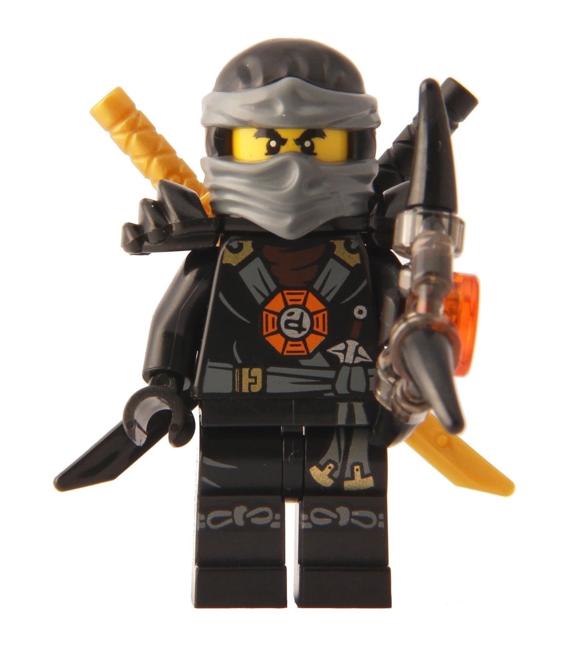 LEGO Ninjago: Minifigure - Cole Deepstone Minifig with Armor and Aeroblade