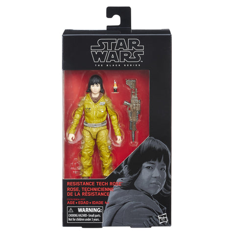 Star Wars The Black Series Episode 8 Resistance Tech Rose, 6-inch