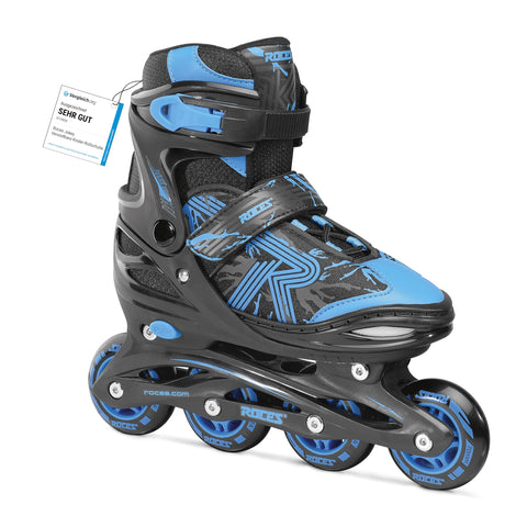 Roces Boys' Jokey 3.0 Inline Skates, Black-Astro Blue, 30/33