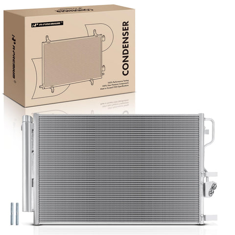 A-Premium Air Conditioning A/C Condenser Compatible with Hyundai Models - Tucson 2016 2017 2018, 1.6L - Replace# 97606D3010