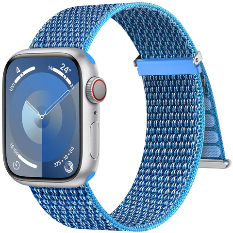 Higgs Nylon Straps Compatible with Apple Watch Straps 38mm 40mm 41mm 42mm 44mm 45mm 49mm Women Men, Double-layer Weave Braided Strap for iWatch Series 9,Ultra,SE,Series 8 7 6 5 4 3 2 1