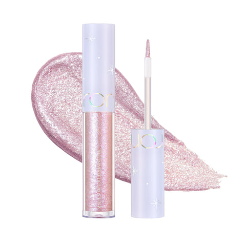 rom&nd The Universe Liquid Glitter (05 LOVEY FLARE) | Kbeauty, Sparkling Eyes, Transparent Glitter, Long lasting, Easy to apply