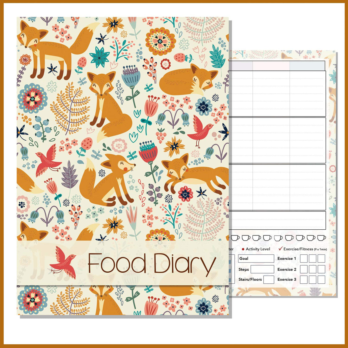 A5 Slimming Diary, Diet Diary, Food Log Journal, Slimming Club, Fill In Your Own Text, Seasonal E