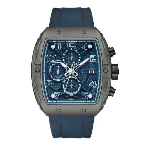 Police Watches coswig Mens Analogue Quartz Watch with Silicone Bracelet PEWGO0063102
