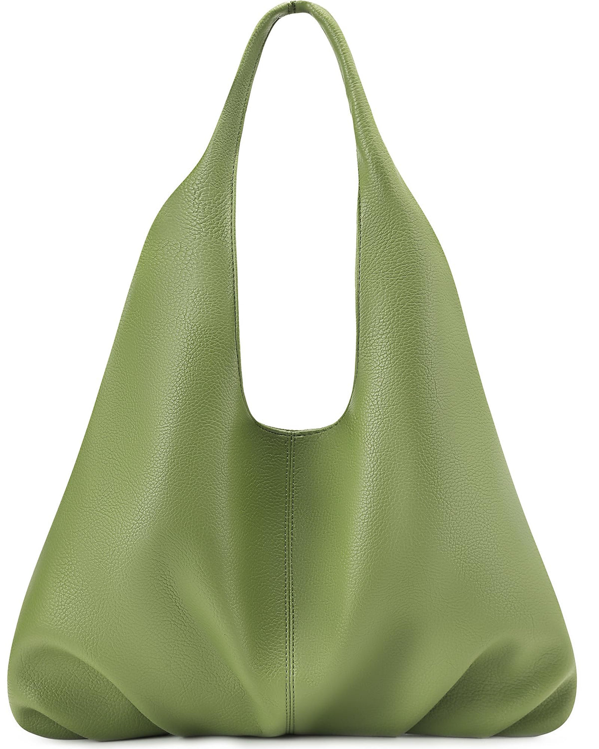 NIUEIMEE ZHOU Hobo Handbags for Women Retro Vegan Leather Shoulder Bags Tote Clutch Purses, Green, Shoulder Bag