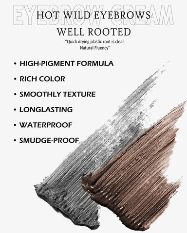 Waterproof Tinted Eyebrow Gel Kit- 2Pcs Bruntte Tinted Thickening Eyebrow Glue with Brow Brush, Brow Fast Sculpt, Long Lasting Eye Makeup, Brush to Fill in Eyebrows and Cover Gray Hair for Women-01#