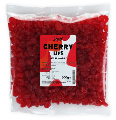 Just Treats Original Scented Cherry Lips (500g Share Bag)ÃƒÆ’Ã†â€™Ãƒâ€ Ã¢â‚¬â„¢ÃƒÆ’Ã¢â‚¬Å¡Ãƒâ€šÃ‚Â¢ÃƒÆ’Ã†â€™Ãƒâ€šÃ‚Â¢ÃƒÆ’Ã‚Â¢ÃƒÂ¢Ã¢â‚¬Å¡Ã‚Â¬Ãƒâ€¦Ã‚Â¡ÃƒÆ’Ã¢â‚¬Å¡Ãƒâ€šÃ‚Â¬ÃƒÆ’Ã†â€™ÃƒÂ¢Ã¢â€šÂ¬Ã…Â¡ÃƒÆ’Ã¢â‚¬Å¡Ãƒâ€šÃ‚Â¦