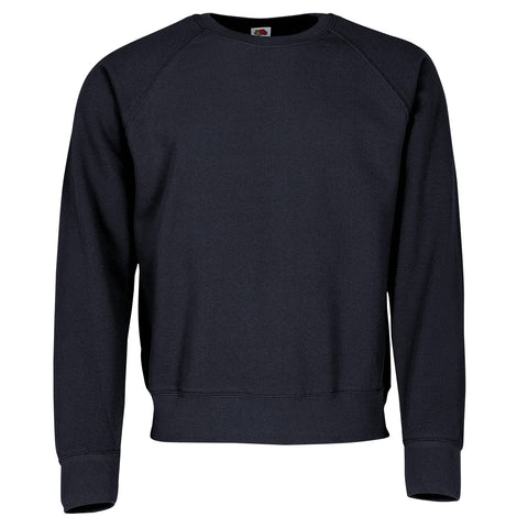 Fruit of the Loom Men's Raglan Sweatshirt, Deep Navy, XL