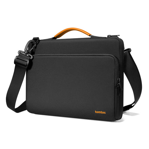 tomtoc 360 Protective Laptop Shoulder Bag for 15.6 Inch Lenovo IdeaPad Gaming 3, Acer Nitro 5 Gaming Laptop, ASUS 15.6-16 Inch ASUS Strix G16/G15, Dell XPS 17, Water-Resistant Accessory Carrying Case