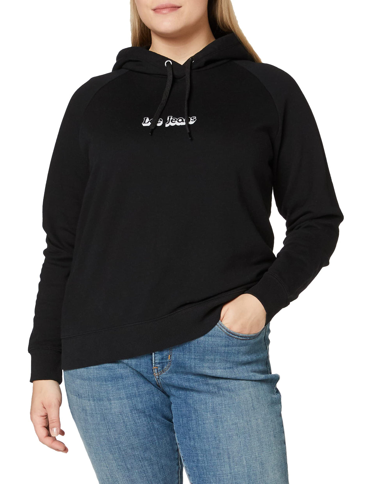 Lee Women's HOODIE Hooded Sweatshirt, black, M