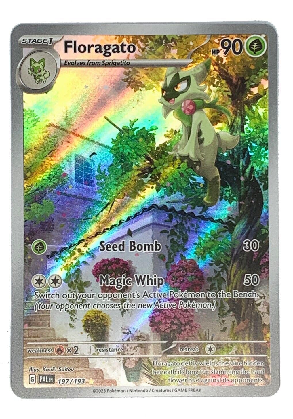 Pokemon - Floragato 197/193 - Paldea Evolved - Illustration Rare - Alternate Art Card