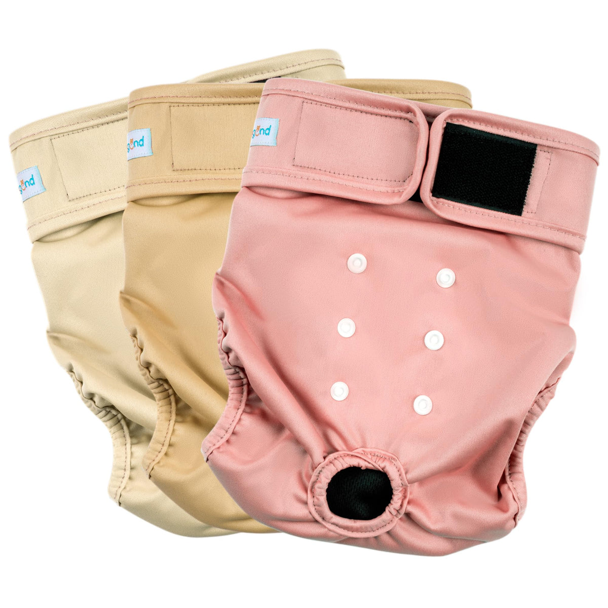 Paw Legend Washable Reusable Female Dog Period Diapers for Heat Doggie Puppy Diapers for Female Dogs (3 Pack, Small)