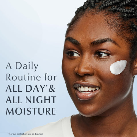Eucerin Face Immersive Hydration Combo Pack, Daily Face Lotion with SPF 30, 2.5 Fl Oz Bottle + Night Cream with Hyaluronic Acid, 2.5 Oz Bottle