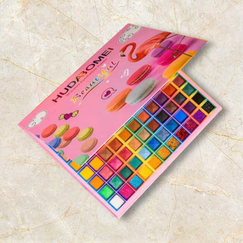 99 Color Eyeshadow Palette, Matte and Shimmer, Highly Pigmented, Long-Lasting, Vegan and Cruelty-Free, Multipurpose for Eyebrows, Eyes, Face, and Lip