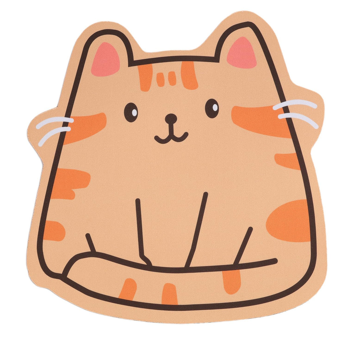 Funny Cartoon Cute Cat Mouse Pad, Small Mouse Pad, Keyboard Wrist Rest, Wrist Mousepad, Non-Slip Desk Mat,Waterproof Desk Pad for Home Office Gaming (Cat-Small)