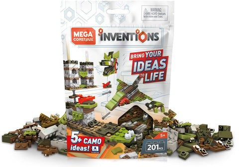 Mega Construx Inventions Camo Brick Building Set