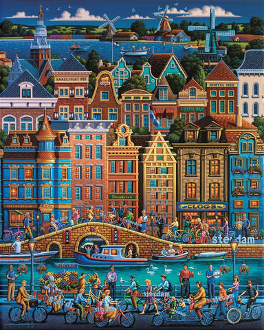 Dowdle Jigsaw Puzzle - Amsterdam - 500 Piece