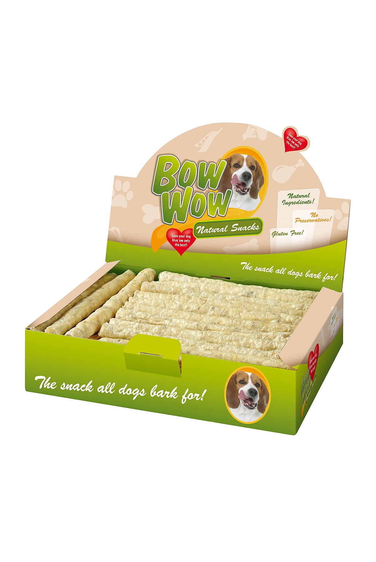 Bow Wow Natural Tripe Sticks, Pack of 50
