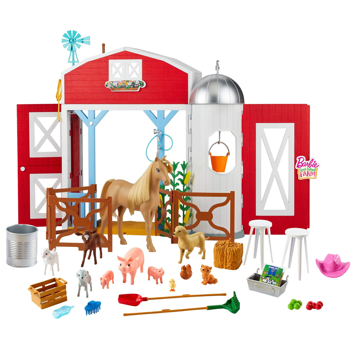 Barbie GJB66 Sweet Orchard Farm Playset
