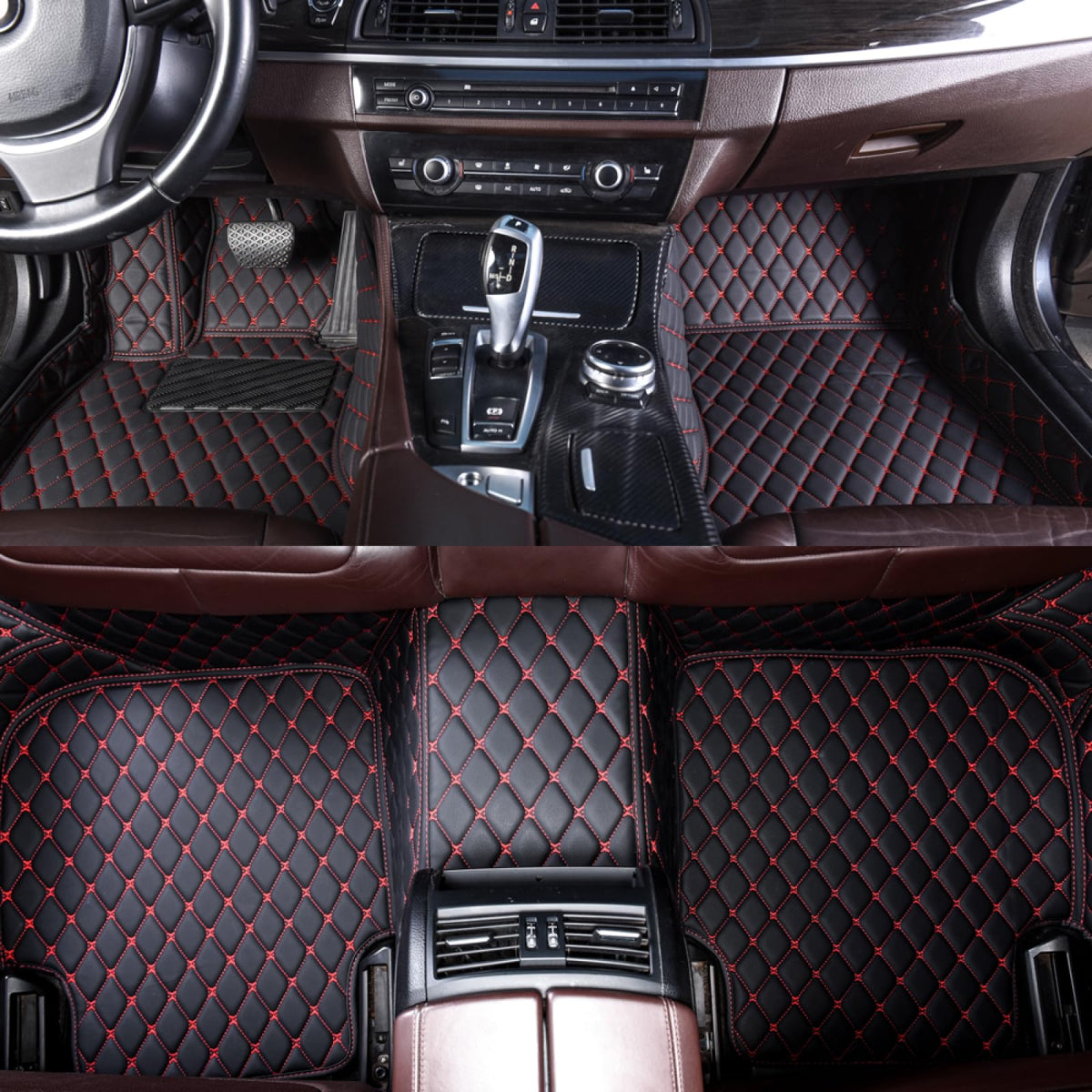 Custom Car Leather Foot mats car mats Carpet Floor Mat Set Non-Slip Interior Carpets Accessory,for Lexus GX GX460 GX470 2010-2016