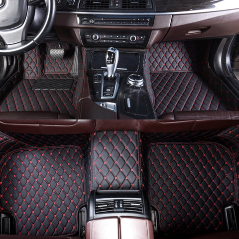 Custom Car Leather Foot mats car mats Carpet Floor Mat Set Non-Slip Interior Carpets Accessory,for Lexus GX GX460 GX470 2010-2016