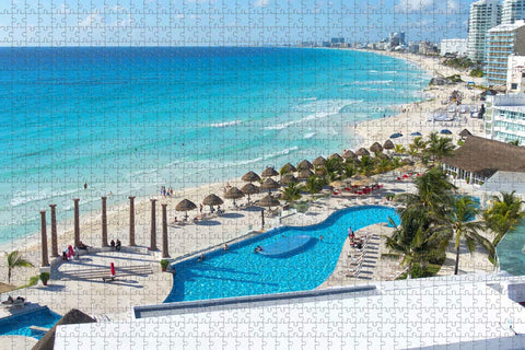 Jigsaw Puzzle for Adults Mexico Cancun Puzzle 1000 Piece Travel Souvenir