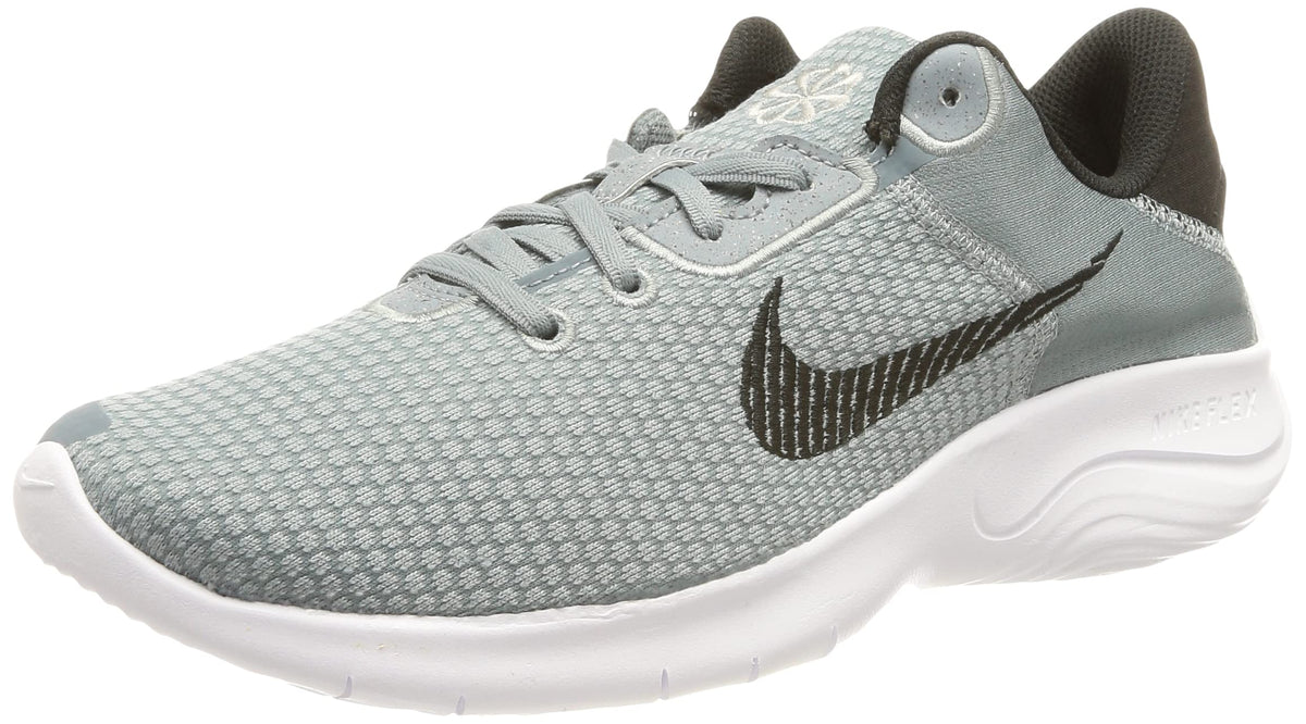 NIKE Men's Sneaker, Aviator Grey Black Metallic Silver, 11.5