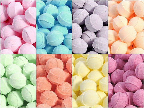 Mini Bath Bombs - 24 Fragrances - (FRUITY SELECTION / 25 BATH BOMBS)