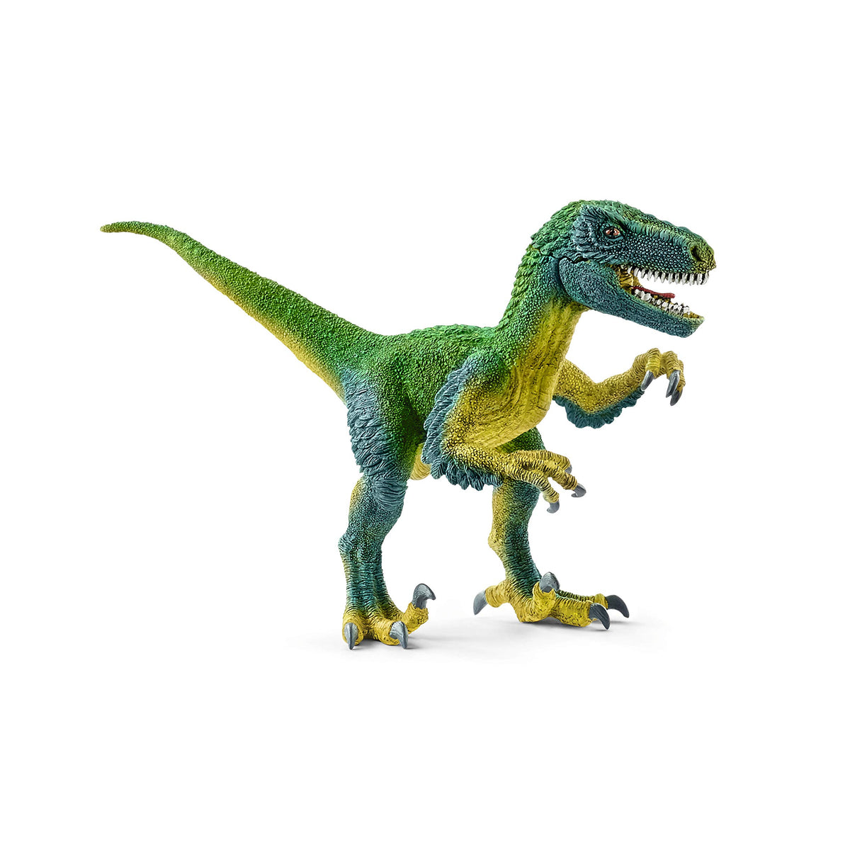 schleich 14585 Dinosaurs Realistic Velociraptor Figurine with Moving Jaw - Detailed Prehistoric Jurassic Dino Figurine and Toy Truck, Durable for Fun Play - Dinosaur Toys, Gift for Boys Age 4+