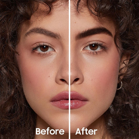 Brow Tattoo Peel Off Tint - Eyebrow Gel Tint with Eyebrow Stencils, Brow Gel Eyebrow Tattoos Long-Lasting Waterproof Eye Brow Pencils for Women Create Full Voluminous Brows (Dark Brown)