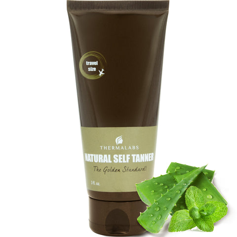 Organic Self Tan Lotion for Traveling. Bronzing on the go! Ultra Natural Glow Face & Body Tanner. Men & Women Tanners. Gradual Subtle to Dark Sunless Fake Tanning. Express Self-Tan Beauty Lotions 3 oz
