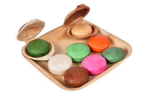looms & weaves - Gift Pack of Natural & Ayurvedic Handmade Soaps for all skin types (Set of 8 Pcs)