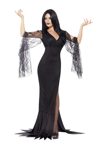 Smiffys Immortal Soul Costume, Black with Dress, Halloween Adult Fancy Dress, Vampire Dress Up Costumes