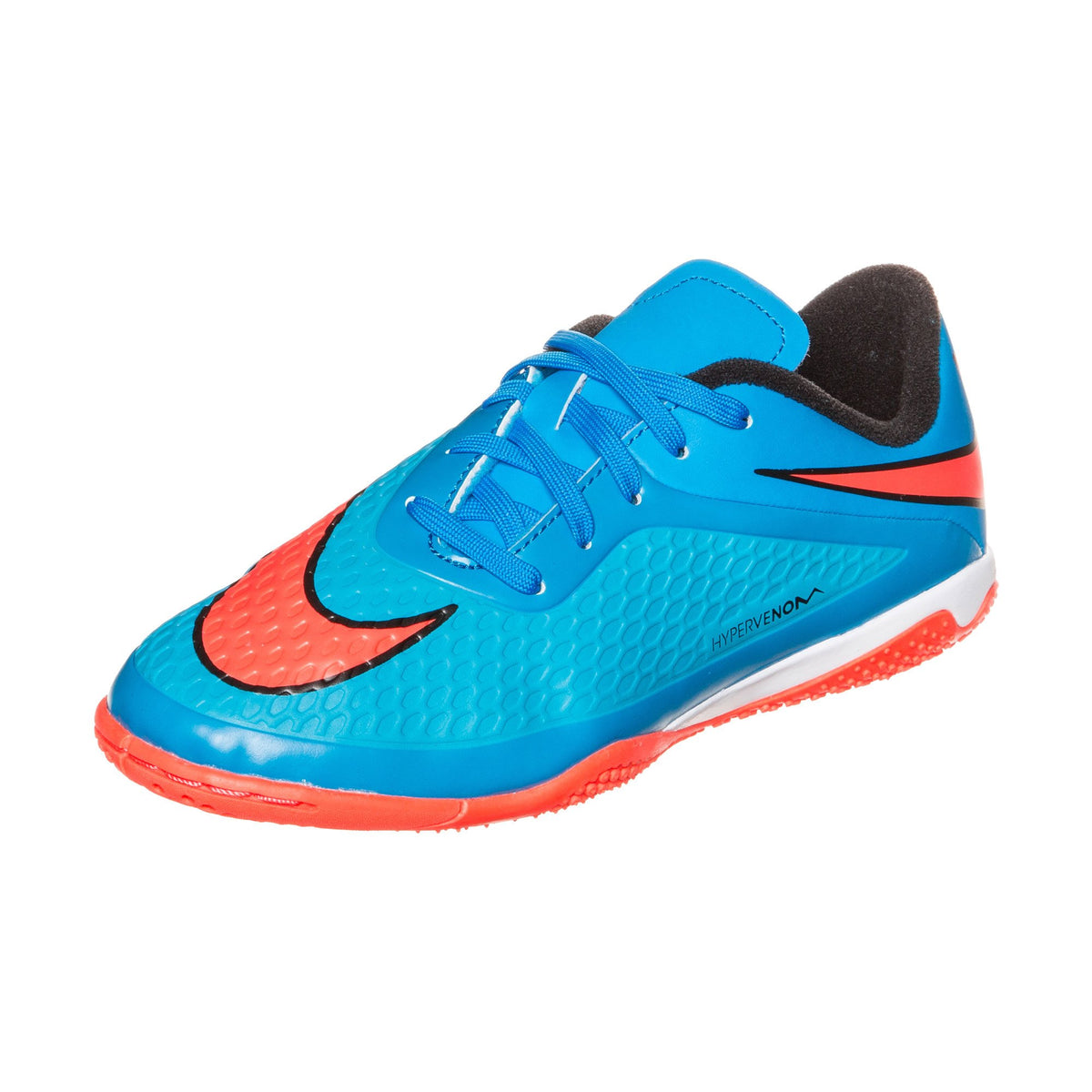 Nike Kids Jr Hypervenom Phelon IC (Toddler/Little Kid/Big Kid) Clearwater/Blue Lagoon/Total Crimson 1 Little Kid M