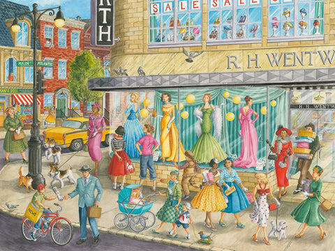 Ravensburger 16459 Sidewalk Fashion 1500 Piece Puzzle for Adults - Every Piece is Unique, Softclick Technology Means Pieces Fit Together Perfectly