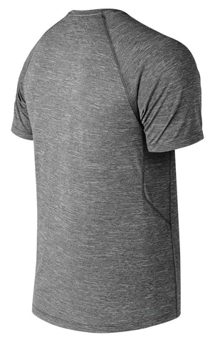New Balance Tenacity SS T-shirt, Men, Heather Charcoal, M