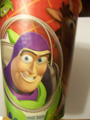 Hallmark Disney Toy Story 16 Oz Plastic Cup (Party With Woody, Buzzy, Bullseye, Rex & Martian)