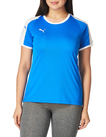 PUMA Women's Liga Jersey, Electric Blue Lemonadewhite