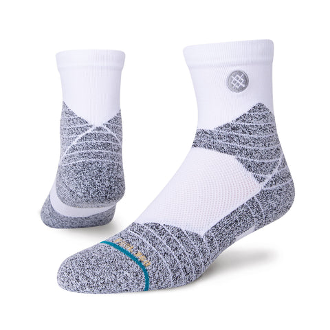 Stance NBA Socks - Icon Sports Quarter (White, Large)