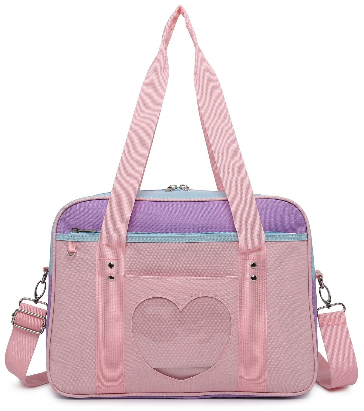 RAINBOW SMILE Ita Bag Heart Messenger Japanese Bag Kawaii Large Anime Shoulder Handbags