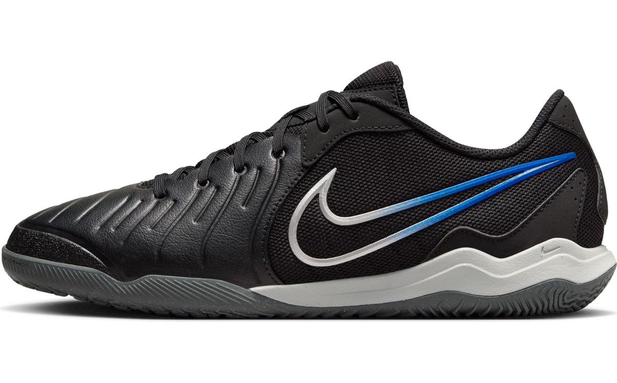 NIKE Men's Football Shoe, Black Chrome Hyper Royal, 12