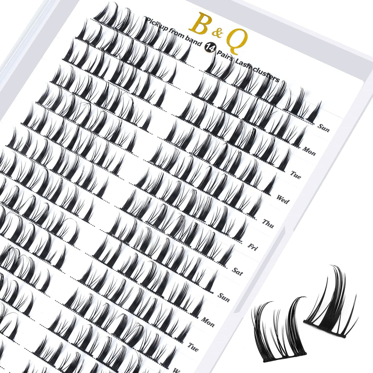 Lash Clusters 14 Pairs Manga Lashes 196 Clusters DIY Lash Extensions D Curl Cluster Lashes B&Q Eyelash Clusters Anime Lashes Wispy Spiky Cluster Eyelash Extensions Individual Lashes Cluster(B39,MIX)