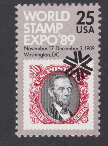 World Stamp Expo 89 USA 25Ãƒâ€šÃ‚Â¢ Postage Stamp