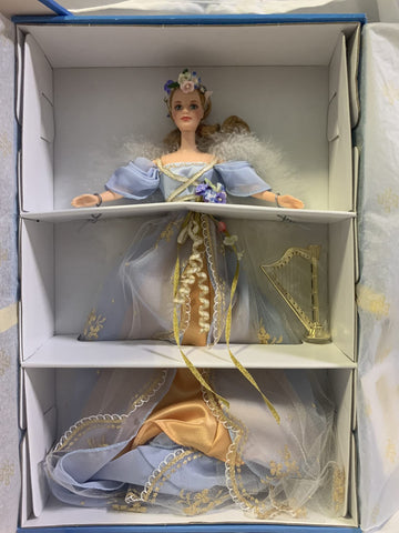 Angels of Music Harpist Barbie Doll Mattel 1st in Collection