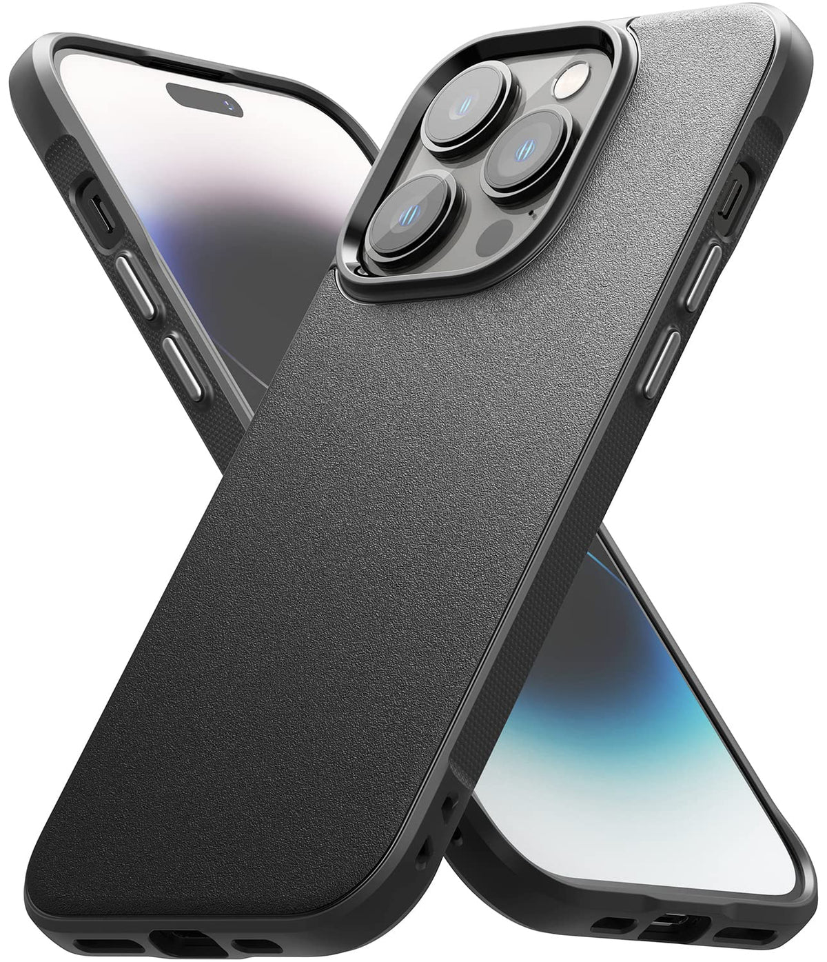 Ringke Onyx Compatible with iPhone 14 Pro Max Case, Extreme Tough Flexible Silicone Type TPU Shockproof Rugged Bumper Full Protection Cover for 6.7-Inch (2022) - Black