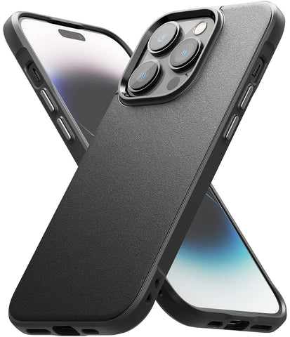 Ringke Onyx Compatible with iPhone 14 Pro Max Case, Extreme Tough Flexible Silicone Type TPU Shockproof Rugged Bumper Full Protection Cover for 6.7-Inch (2022) - Black