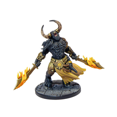 Gale Force Nine D&D Avernus Miniatures Arkhan Torogar & Krull (3 figs), Multicolor
