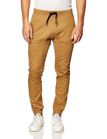 Southpole mens Basic Stretch Twill Jogger - Reg and Big & Tall Sizes Casual Pants, Tobacco, 3X US