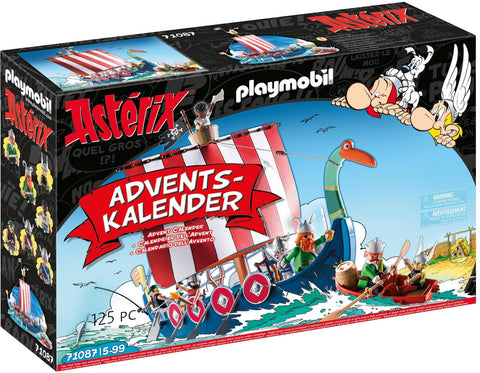 Playmobil 71087 Asterix and the Pirates Advent Calendar 24 Christmas Surprises Multi-Coloured