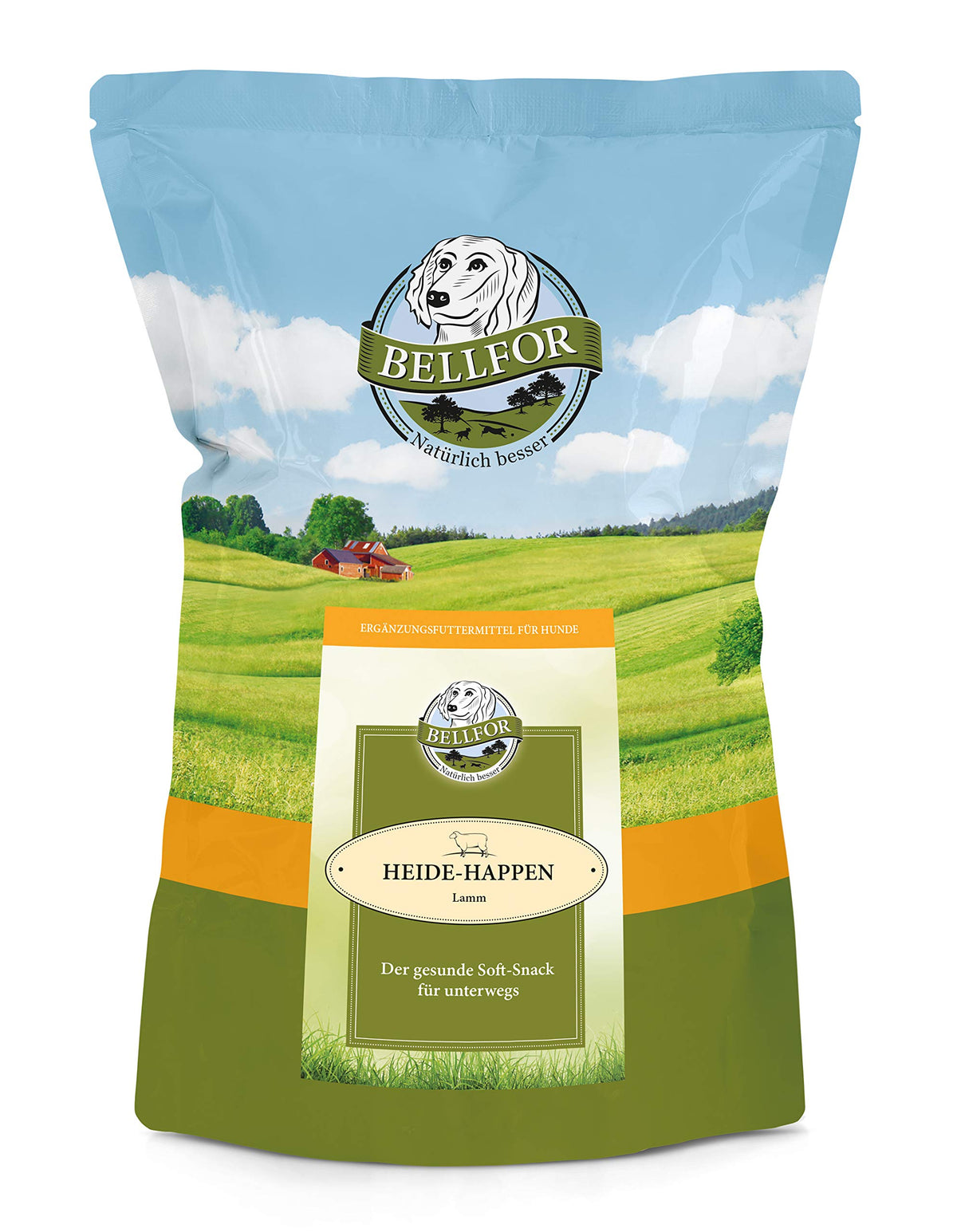 Bellfor Gutshof-Happen Hypoallergenic Grain-Free Soft Snack for Dogs with High Digestibility No Animal Derivatives 200 g (Lamb)